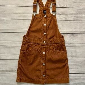 GAP Girls Corduroy Overall Dress